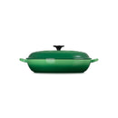 Horno Holandés Tradicional - Hierro Fundido Esmaltado - 30Cm - Bambú - Pomo Fenólico