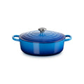 Signature Risotto Casserole - Enamelled Cast Iron - 30 cm - Azure - Stainless Steel Knob
