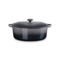 Traditional Oval Casserole - Enamelled Cast Iron - 31cm - Flint - Phenolic Knob