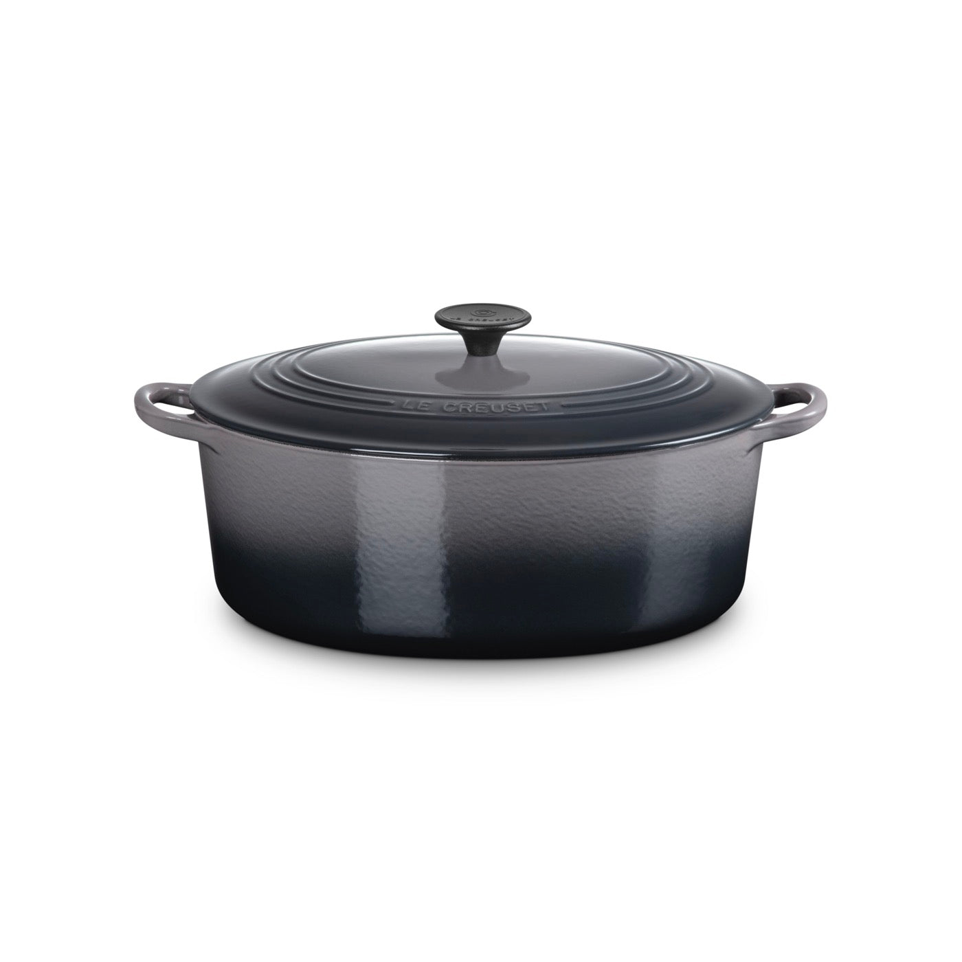 Traditional Oval Casserole - Enamelled Cast Iron - 31cm - Flint - Phenolic Knob