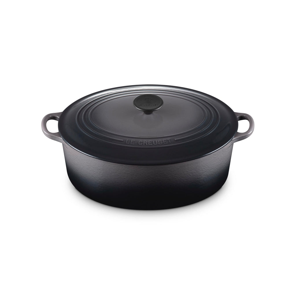 Traditional Oval Casserole - Enamelled Cast Iron - 31cm - Flint - Phenolic Knob