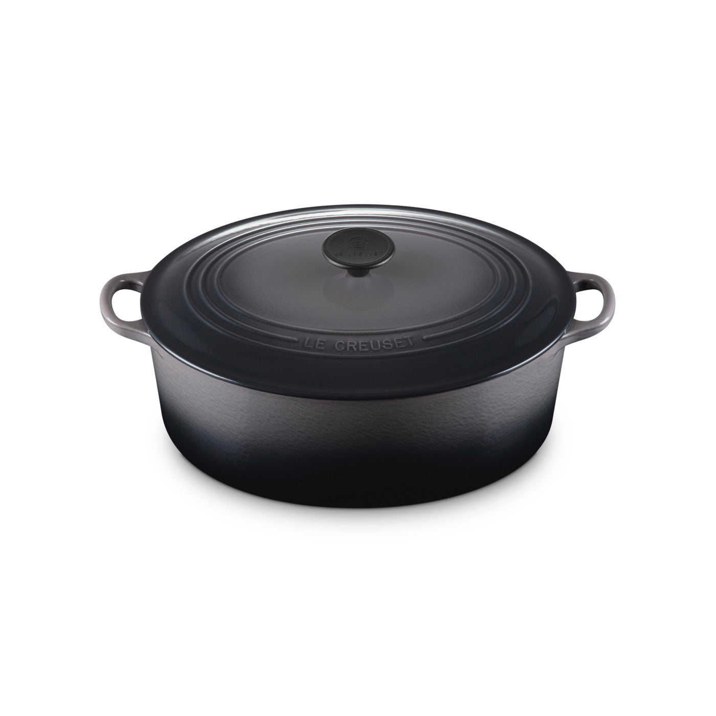 Traditional Oval Casserole - Enamelled Cast Iron - 31cm - Flint - Phenolic Knob