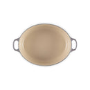 Cocotte Ovale Tradition - Fonte Émaillée - 31Cm - Flint - Bouton Phénolique