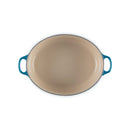 Cocotte Ovale Tradition - Fonte Émaillée - 31Cm - Deep Teal - Bouton Phénolique