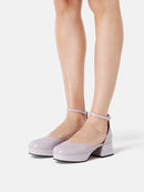 Derbies Tacón Ultravioleta - Lila