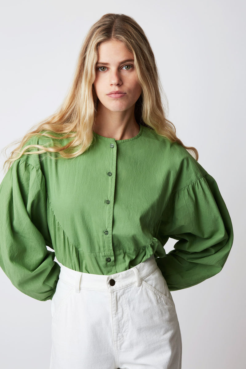 CHEMISE EDMOND EMILIANO VERT PRAIRIE
