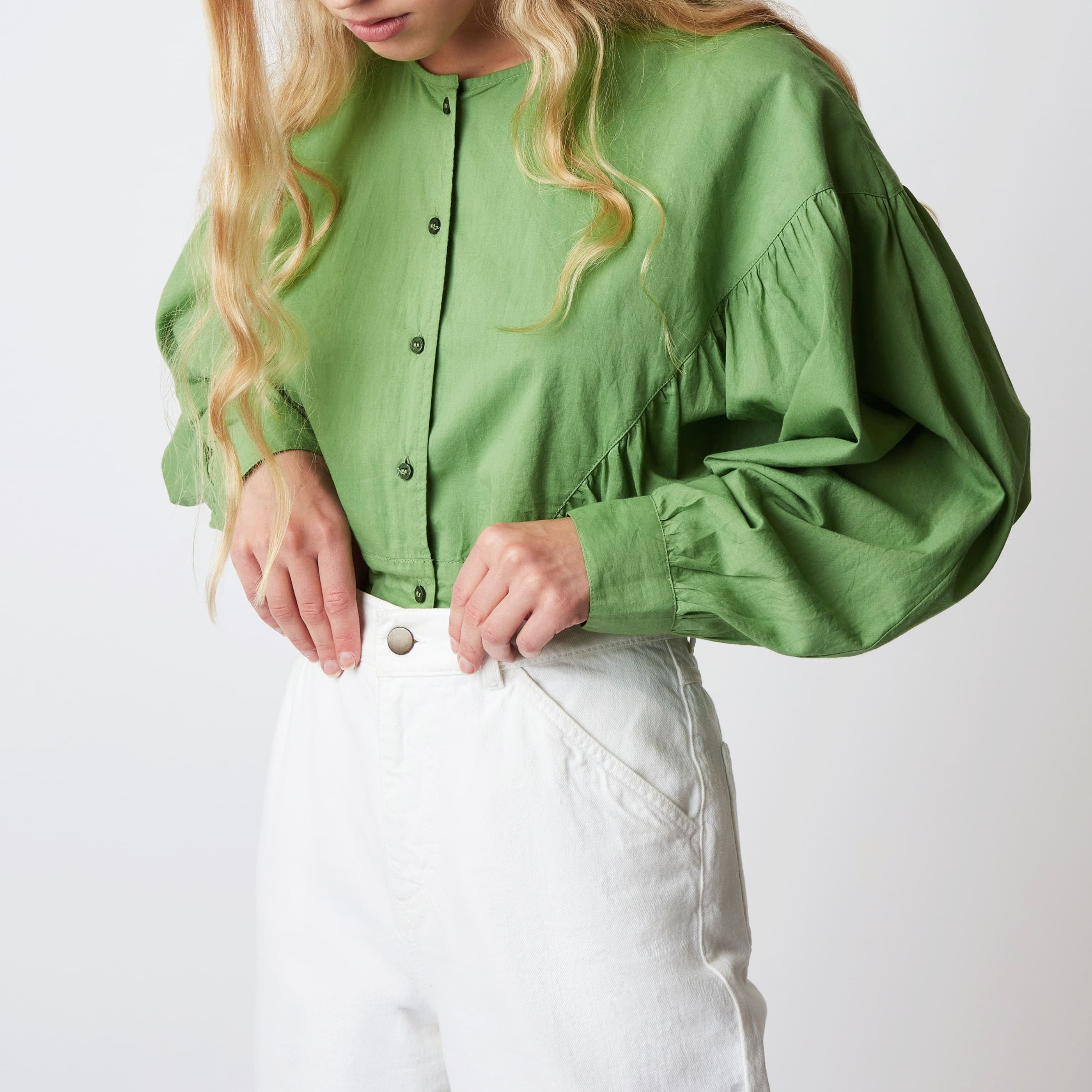 EDMOND EMILIANO PRAIRIE GREEN SHIRT