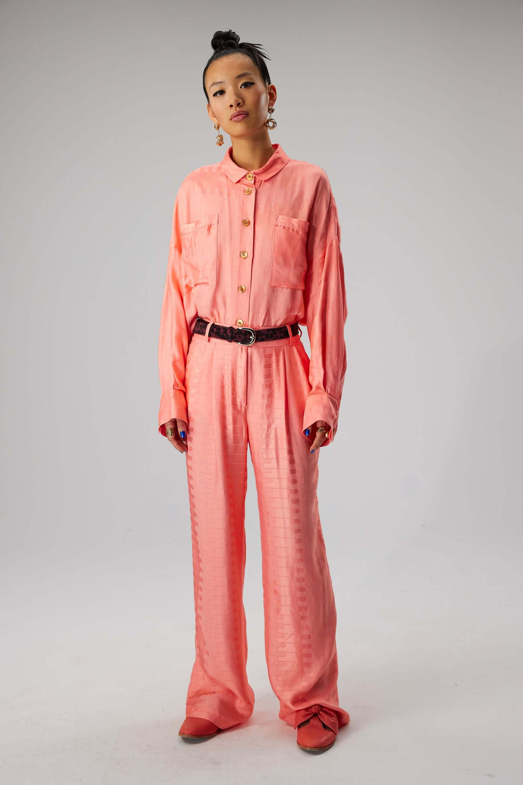 Moor Trousers in Puzzle Weave