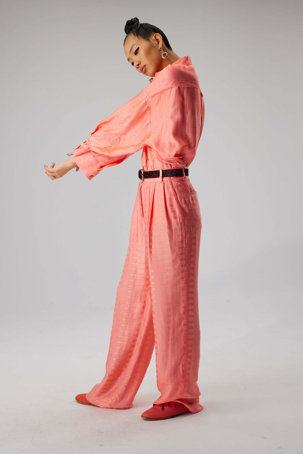 Moor Trousers in Puzzle Weave