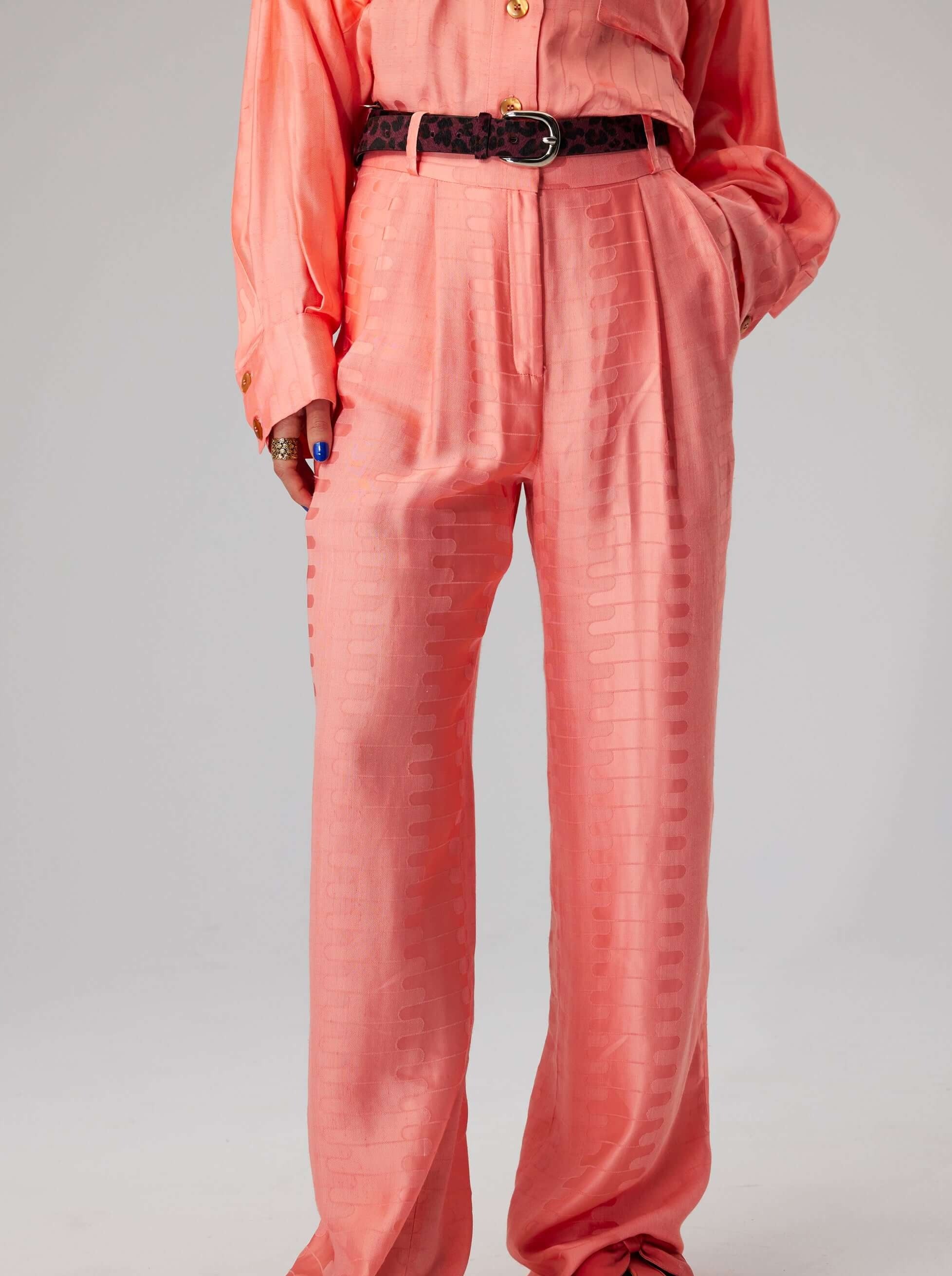 Moor Trousers in Puzzle Weave