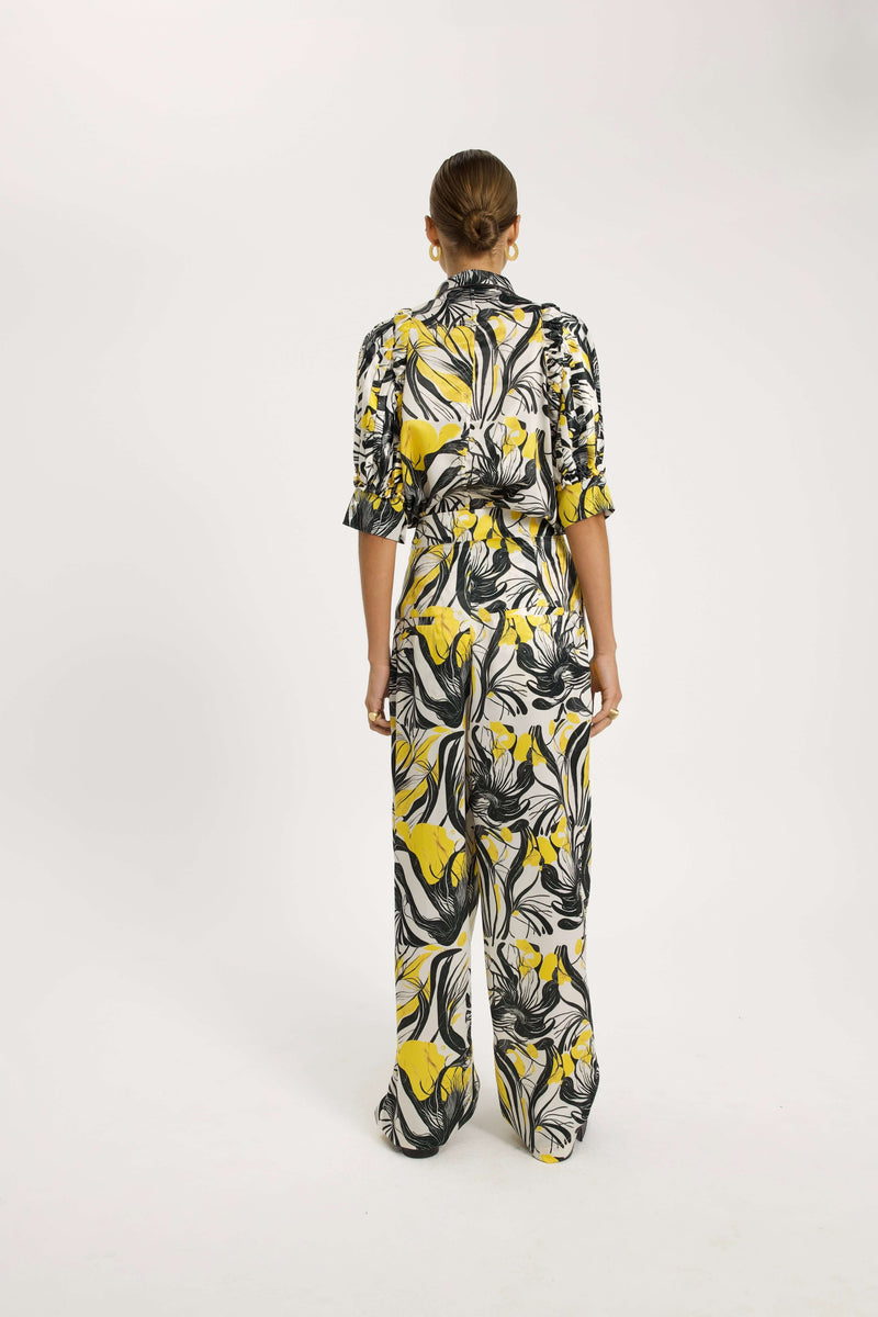 Pantalon Sakis À Imprimé Algues En Mouvement