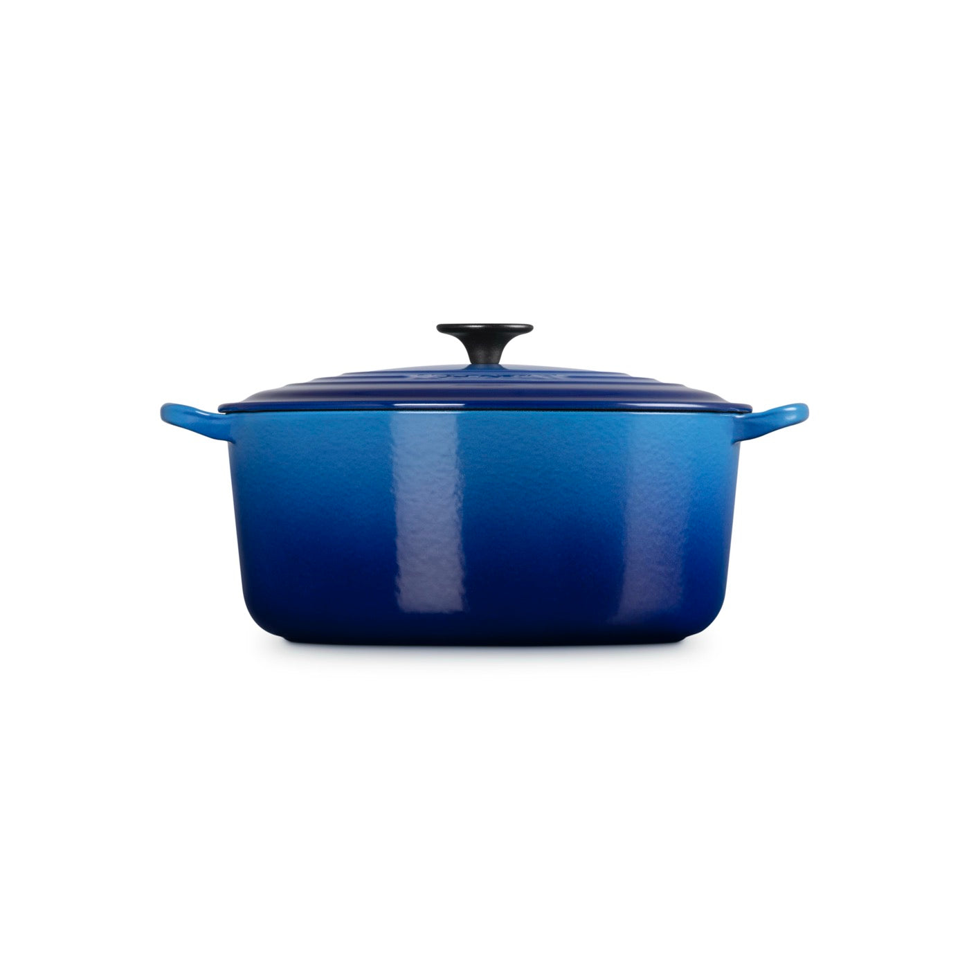Round Tradition Casserole Dish - Enamelled Cast Iron - 28cm - Azure - Phenolic Knob