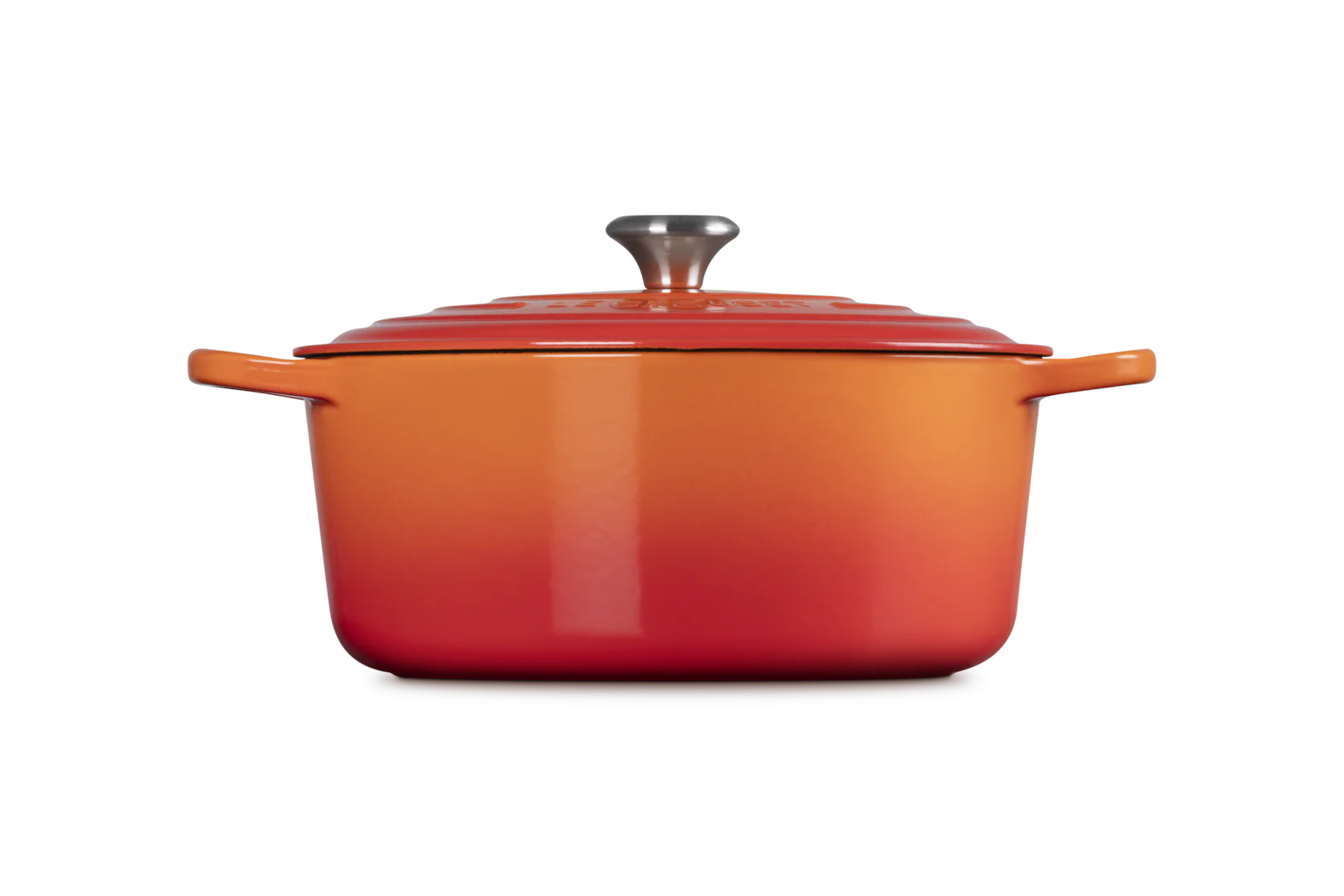 Cocotte Ronde Signature - Fonte Émaillée - 26Cm - Volcanique