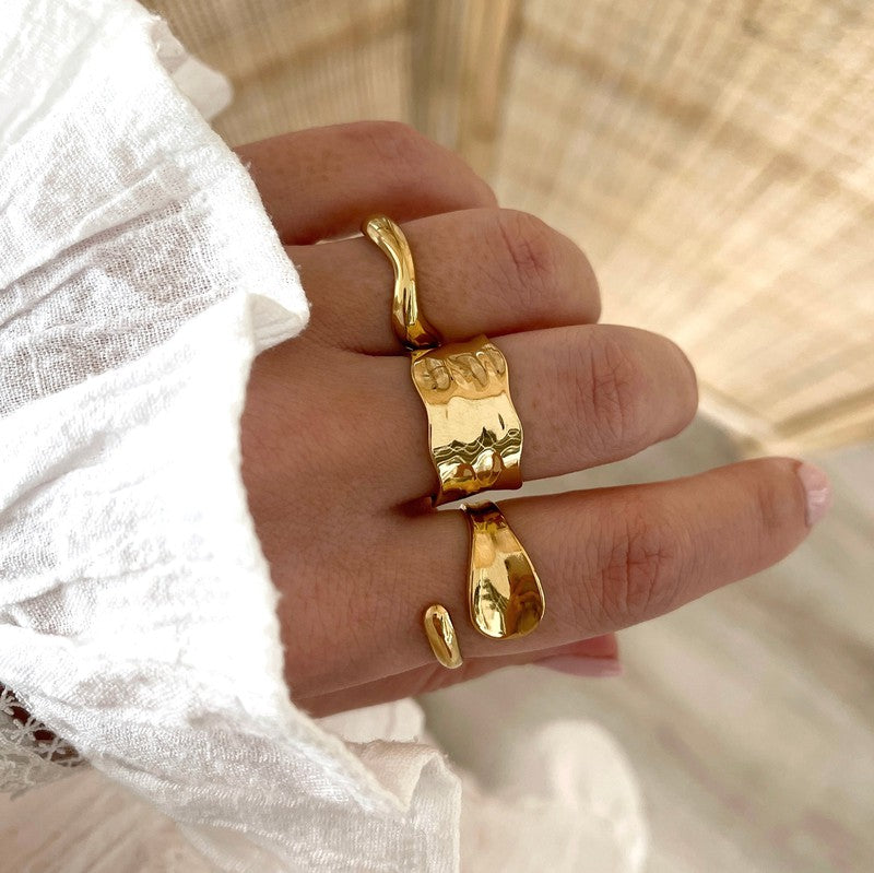 Bague "Selma" acier-Bagues-instants-plaisirs-Instants Plaisirs | Bijoux