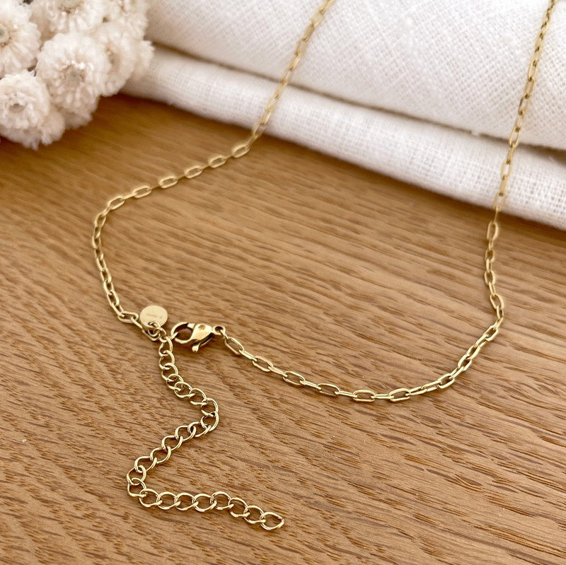 Collar de acero "Katell"-Collares-Instants Plaisirs • Joyas-Instants Plaisirs | Joyas