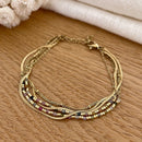 Bracelet "Milo" tourmaline acier-Bracelets-Instants Plaisirs • Bijoux-Instants Plaisirs | Bijoux