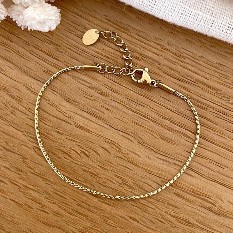 Bracelet "Finella" acier-Bracelet-Instants Plaisirs • Bijoux-Instants Plaisirs | Bijoux