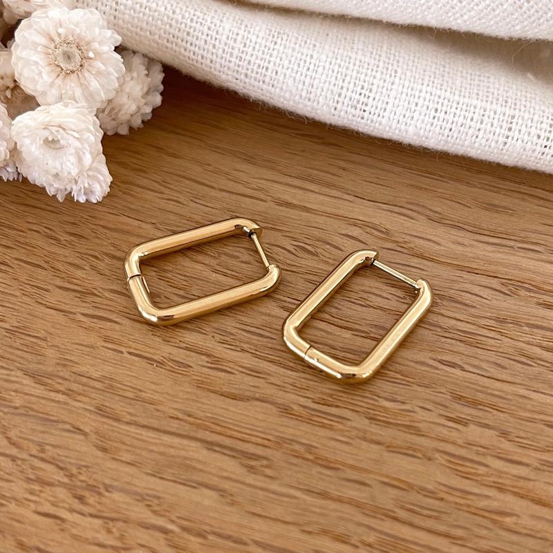 Pendientes aros acero “Rejeane”-Pendientes-instants-plaisirs-Instants Plaisirs | Joyas