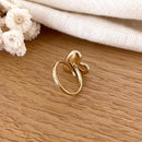 Bague "Flirt" blanc acier-Bagues-Instants Plaisirs • Bijoux-Instants Plaisirs | Bijoux