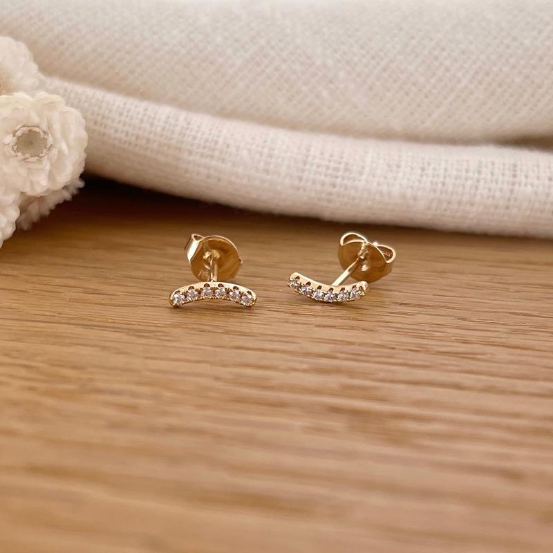 Gold-plated “Saja” earrings-Instants-Plaisirs-Instants-Plaisirs earrings | Jewelry