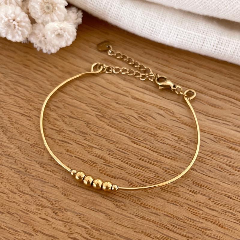 Brazalete de acero "Leon"-Pulseras-placeres-instants-Instants Plaisirs | Joyas