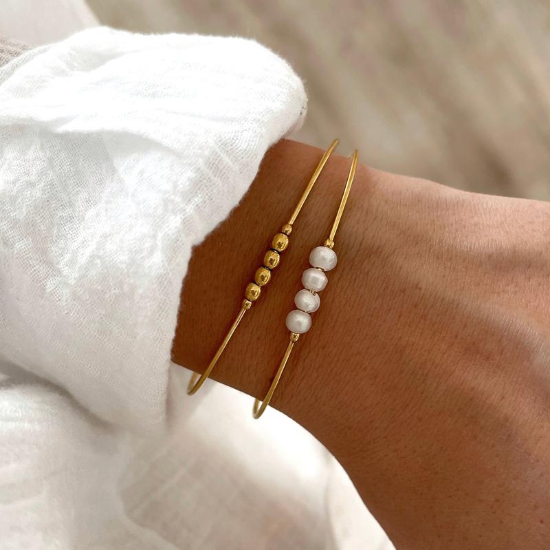 Brazalete de acero "Leon"-Pulseras-placeres-instants-Instants Plaisirs | Joyas