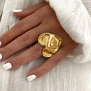 Bague "Bigy" acier-Bagues-Instants Plaisirs • Bijoux-Instants Plaisirs | Bijoux