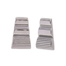 Step Pyramid Earrings - Steel