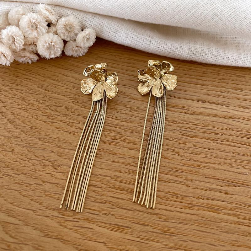 Boucles d'oreilles "Paola" acier-Boucles d'oreilles-instants-plaisirs-Instants Plaisirs | Bijoux