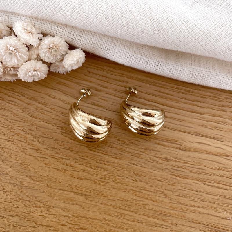 Pendientes acero “Aglaé”-Instants-Plaisirs-Pendientes Instants Plaisirs | Joyas