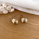 Boucles d'oreilles "Aglaé" acier-Boucles d'oreilles-instants-plaisirs-Instants Plaisirs | Bijoux