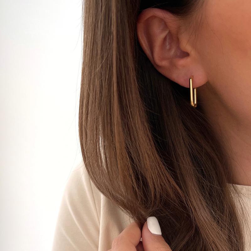 Pendientes aros acero “Rejeane”-Pendientes-instants-plaisirs-Instants Plaisirs | Joyas