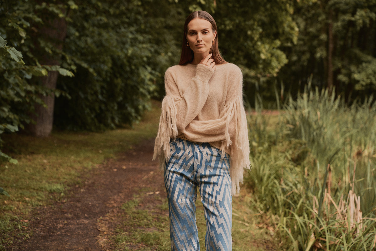 Pull Flecos Beige
