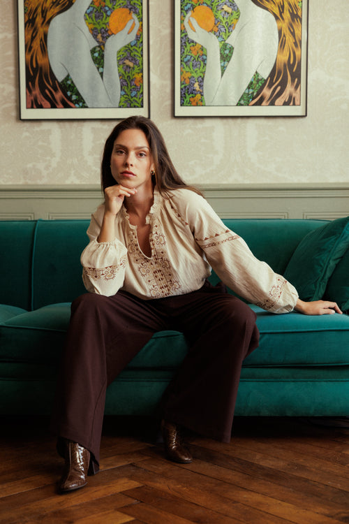 Blusa Cassiopeia - Crudo