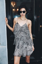 Robe Courte Marbie - Noir