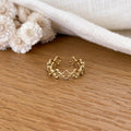 Anillo acero “Trébol”-Anillos-instants-placer-Ajustable-Instants Plaisirs | Joyas