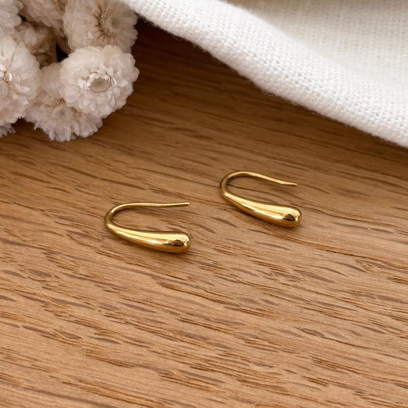 Boucles D'Oreilles Larmy - Acier
