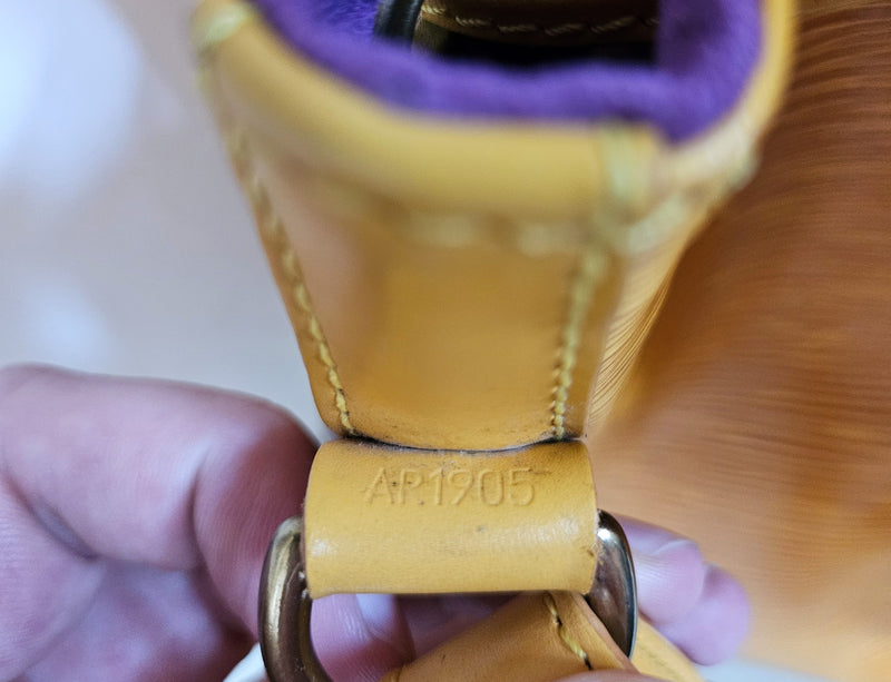 Louis Vuitton Noé Pm Yellow Epi Leather