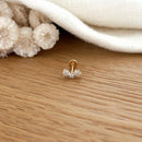 Piercing Oreille "Levy" Plaqué Or