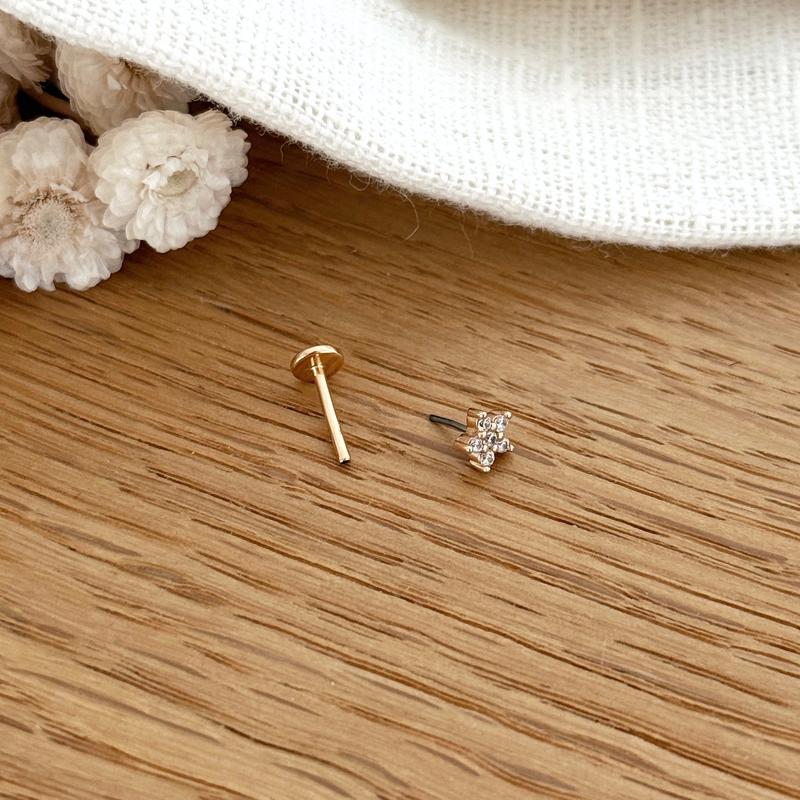 Gold Plated “Fery” Ear Piercing