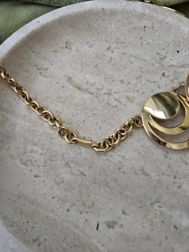 Celine Vintage Geometric Necklace