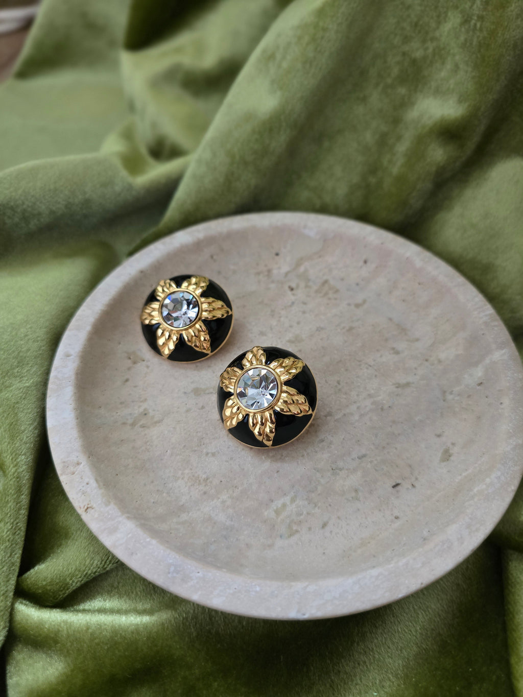 Pendientes de clip Fendi vintage años 1990