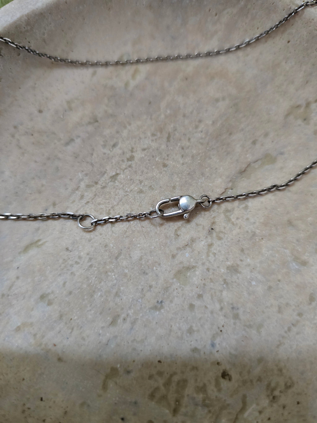 Gucci Vintage Sterling Silver Heart Necklace