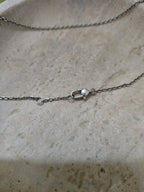 Gucci Vintage Sterling Silver Heart Necklace