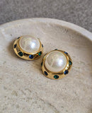 Boucles D'Oreilles Clips Vintage Nina Ricci