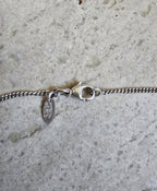 Collar con colgante Cc esmaltado blanco de Chanel
