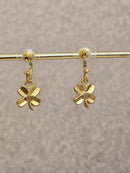 Chanel Boucles D'Oreilles Trèfle 2003