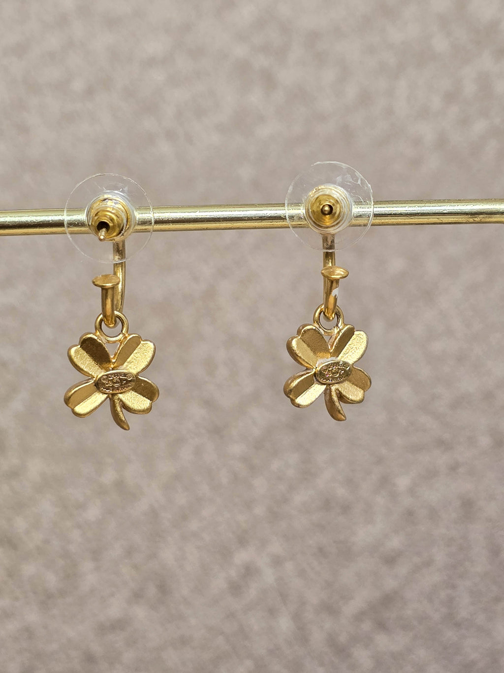 Chanel Boucles D'Oreilles Trèfle 2003