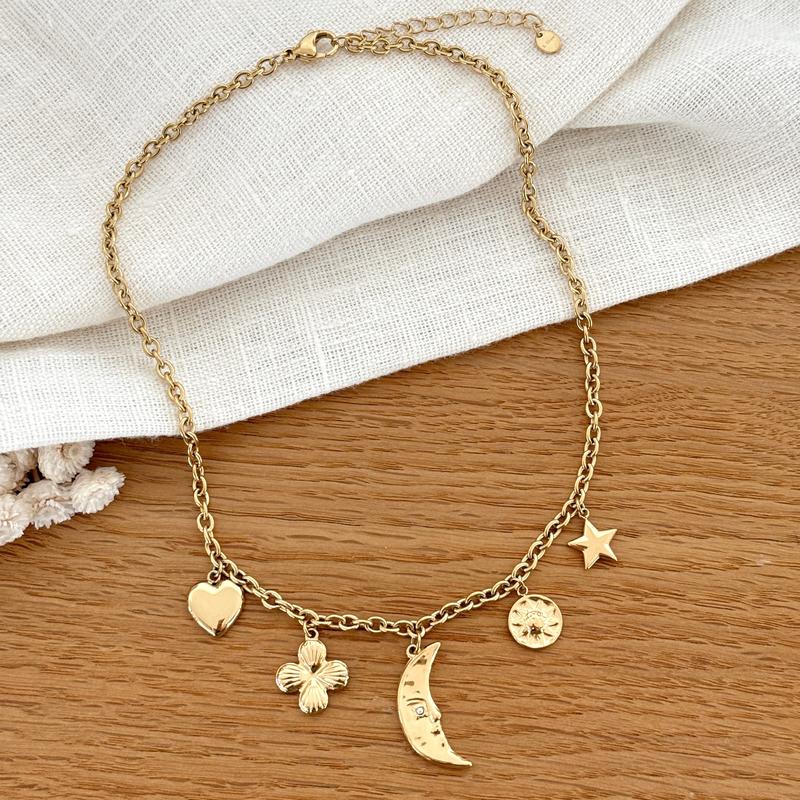 Collar Acero “Luna”