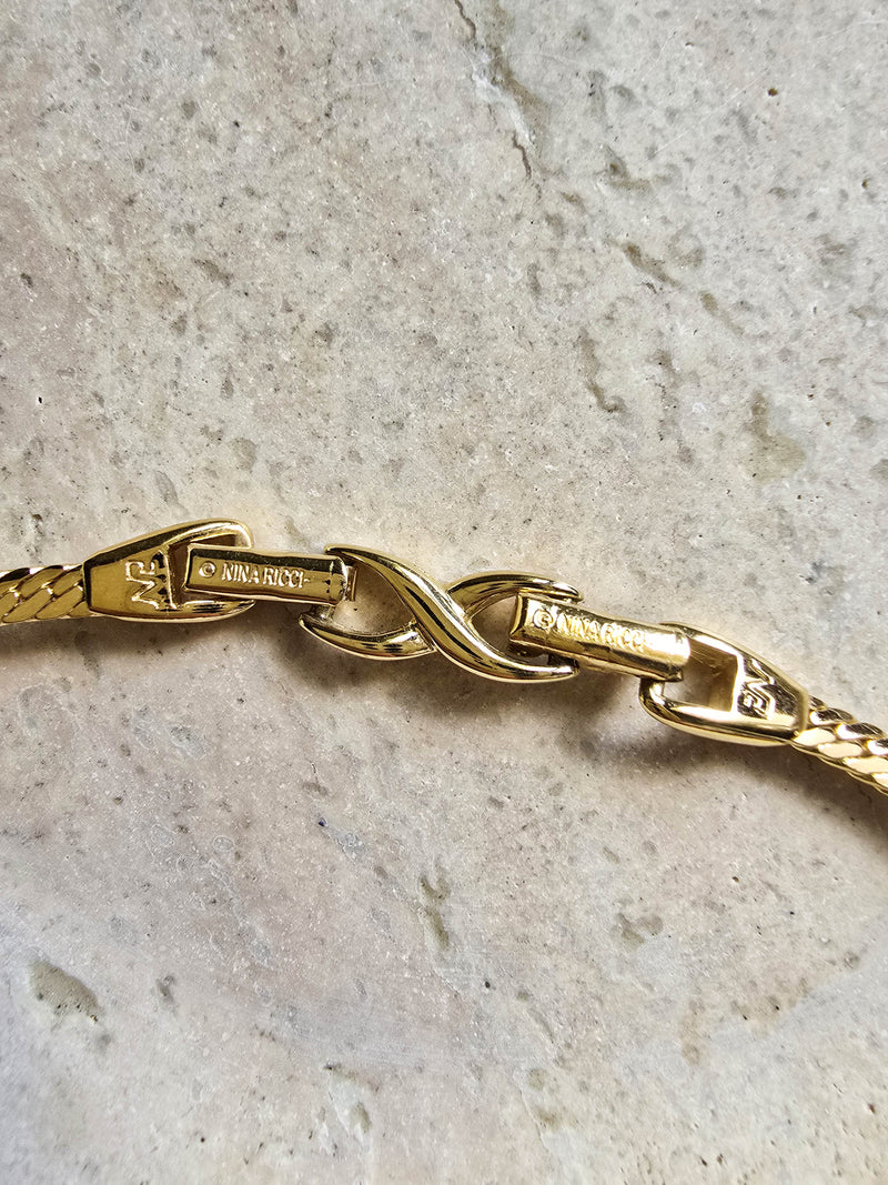 Collier Vintage Nina Ricci Années 1980